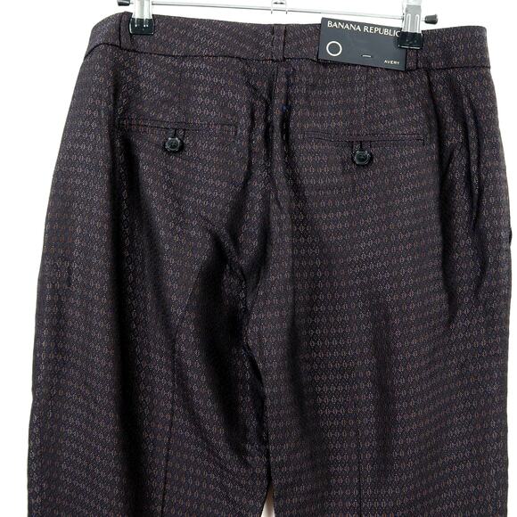 Nwt Banana Republic Avery Straight Cropped Leg Women's Pants Size 0 - Picture 7 of 10